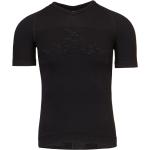 Reduzierte Schwarze X-Bionic Energizer V-Ausschnitt T-Shirts aus Polyamid für Herren Größe L 
