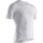 Reduzierte Weiße Kurzärmelige X-Bionic Energizer Light V-Ausschnitt T-Shirts für Herren Größe XXL 