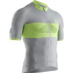 X-Bionic Invent 4.0 Cycling Zip Shirt Short Sleeve Men dolomite grey/phyton yellow (G014) XL