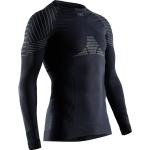 X-Bionic Invent 4.0 Shirt Round Neck Langarm-Unterhemd für Herren - black/charcoal XXL