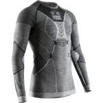 X-Bionic Funktions-Langarmshirt Rundhals Apani 4.0 Merino Unterwäsche schwarz/grau/weiss Herren