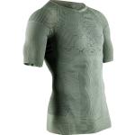 Olivgrüne Kurzärmelige X-Bionic Energizer T-Shirts aus Polyamid für Herren Größe XL 