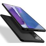 Schwarze Samsung Galaxy Note20 Cases Art: Slim Cases mit Bildern aus Silikon mit Schutzfolie 