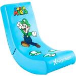 Blaue Moderne Super Mario Luigi Gaming Stühle & Gaming Chairs aus Kunstleder 