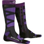 X-Socks Chaussettes Ski Control 4.0 Lady - Skisocken - Damen Black / Purple 35 - 36