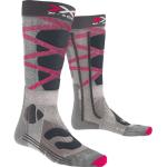 X-Socks Chaussettes Ski Control 4.0 Lady - Skisocken - Damen Grey / Pink 35 - 36