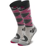X-Socks Chaussettes Ski Control 4.0 Lady - Skisocken - Damen Grey / Pink 39 - 40