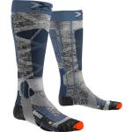 X-Socks Chaussettes Ski Rider 4.0 - Skisocken Grey / Blue 45 - 47