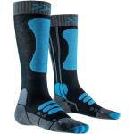 X-Socks Ski Junior 4.0 - Skisocken - Kind Anthracite Melange / Galactic Blue 35 - 38