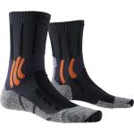 X-Socks - Trekkingsocken - Trek Dual Gris/Orange für Herren - Größe 35-38 - Grau