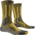 X-Socks - Wandersocken aus Merinowolle - Trek X Merino Charcoal/Grau für Herren aus Wolle - Größe 42-44 - Gelb