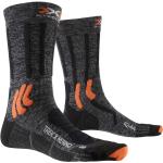 Graue Melierte X-Socks Wollsocken aus Wolle für Herren Größe 37 für den für den Sommer 