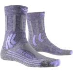 Violette Melierte X-Socks Wollsocken aus Wolle für Damen Größe 37 für den für den Herbst 