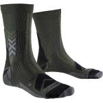 X-Socks - Wandersocken - Hike Expert Silver Crew Dark Sage Black für Herren aus Wolle - Größe 42-44 - Grau