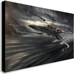 X Wing Star Wars Leinwand, Kunstdruck für die Wand, verschiedene Größen, holz, A0 47x33 inch