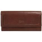Reduzierte Braune X-Zone Brieftaschen aus Leder für Herren klein 