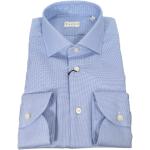 Himmelblaue Unifarbene XACUS Businesskleidung mit Knopf aus Baumwolle für Herren Größe 8 XL 