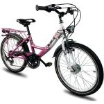 XB3 20 Zoll Fahrrad Kinderfahrrad Nabendynamo Licht 6 Gang Pink