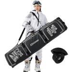 Schwarze Snowboardtaschen aus Kunststoff gepolstert für Herren 