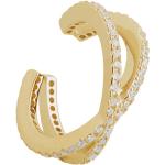 Silberne Ear Cuffs & Ohrklemmen vergoldet für Damen 