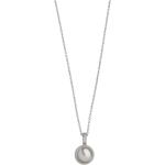 Silberne Silberketten mit Namen aus Silber mit Echte Perle für Damen 