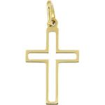 Reduzierte Goldene Elegante Xenox Kreuzanhänger aus Gold für Damen 