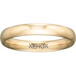 Reduzierte Goldene Xenox Edelstahlringe glänzend aus Edelstahl für Damen 