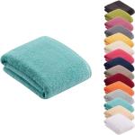 Anthrazitfarbene VOSSEN Handtücher aus Baumwolle 100x150 