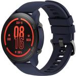 Marineblaue 5 Bar wasserdichte Xiaomi Mi Watch Smartwatches aus Glas mit GPS mit Gorilla-Glass-Uhrenglas 