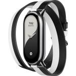 Schwarze Elegante Xiaomi Uhrenarmbänder aus Kalbsleder mit Wickelarmband für Herren 