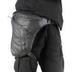 Schwarze Herrenbauchtaschen & Herrenhüfttaschen mit Reißverschluss mini 