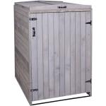Reduzierte Mülltonnenboxen 201l - 300l aus Holz 
