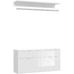 Reduzierte Weiße Moderne xonox.home Garderoben Sets & Kompaktgarderoben aus Holz 2-teilig 