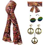 Braune Hippie-Kostüme & 60er Jahre Kostüme aus Polyester für Damen Größe 3 XL 