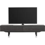 Reduzierte Schwarze TV Schränke & Fernsehschränke aus Eiche mit Schublade Breite 150-200cm, Höhe 150-200cm, Tiefe 0-50cm 