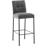 Dunkelgraue Xora Barhocker & Barstühle aus Metall Breite 0-50cm, Höhe 0-50cm, Tiefe 0-50cm 