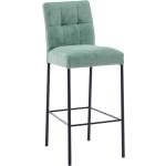 Mintgrüne Xora Barhocker & Barstühle aus Textil Breite 0-50cm, Höhe 0-50cm, Tiefe 0-50cm 