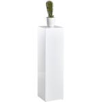 Weiße Xora Runde Blumensäulen Breite 0-50cm, Höhe 0-50cm, Tiefe 0-50cm 