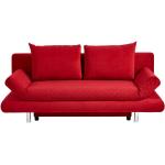 Rote Xora Design Schlafsofas aus Textil mit Stauraum Breite 150-200cm, Höhe 150-200cm, Tiefe 50-100cm 2 Personen 