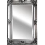 Xora SPIEGEL , Silber , Glas , 85x148x7.2 cm , Facettenschliff, senkrecht und waagrecht montierbar , Schlafzimmer, Spiegel, Wandspiegel