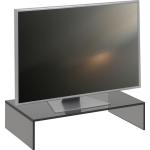 Graue Moderne Xora TV Racks aus Glas Breite 0-50cm, Höhe 0-50cm, Tiefe 0-50cm 