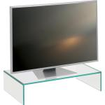 Weiße Moderne Xora TV Racks aus Glas Breite 0-50cm, Höhe 0-50cm, Tiefe 0-50cm 