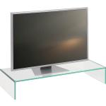 Weiße Xora TV Racks aus Glas Breite 0-50cm, Höhe 0-50cm, Tiefe 0-50cm 