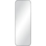 Xora WANDSPIEGEL , Schwarz , Metall, Glas , 58.5x170.5x2.5 cm , senkrecht montierbar , Schlafzimmer, Spiegel, Wandspiegel