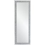 Xora WANDSPIEGEL , Silber , Glas , Pappel , rechteckig , 60x160x4 cm , senkrecht und waagrecht montierbar , Schlafzimmer, Spiegel, Wandspiegel