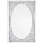 Xora WANDSPIEGEL , Silber , Glas , rechteckig , 90x60x4.6 cm , Wohnspiegel, Wandspiegel