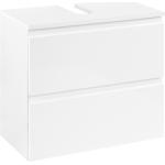 Xora WASCHBECKENUNTERSCHRANK , Weiß , 1 Schubladen , 60x53x35 cm , Made in Germany , hängend , Badezimmer, Badezimmerschränke, Waschbeckenunterschränke