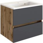 Reduzierte Braune Moderne Xora Handwaschbecken & Gäste-WC-Waschtische glänzend aus Holz 