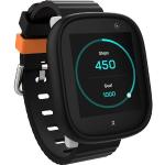 Schwarze Smartwatches mit Kamera mit LTE mit Schrittzähler für Herren zum Sport 