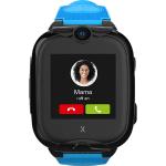 Blaue Smartwatches aus Silikon mit Anruf-Funktion mit LTE mit Silikonarmband für Kinder 